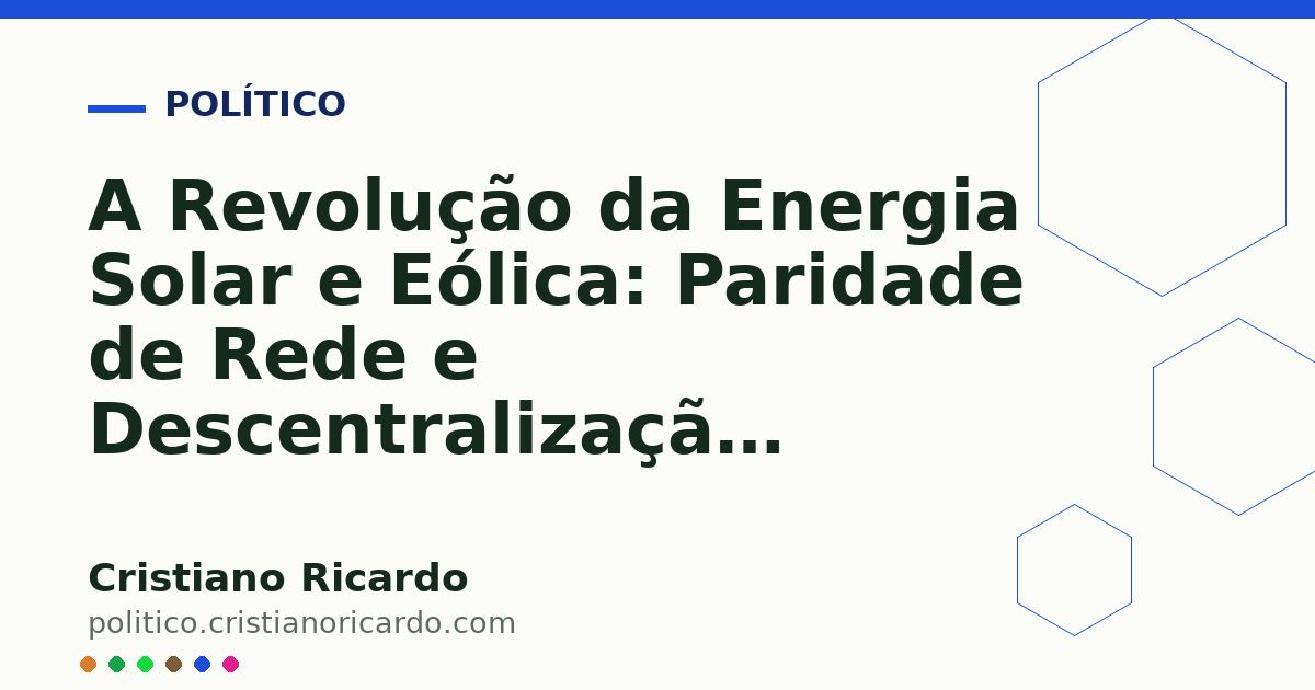 Card OG automático: A Revolução da Energia Solar e Eólica: Paridade de Rede e Descentralização (Edição 2018)