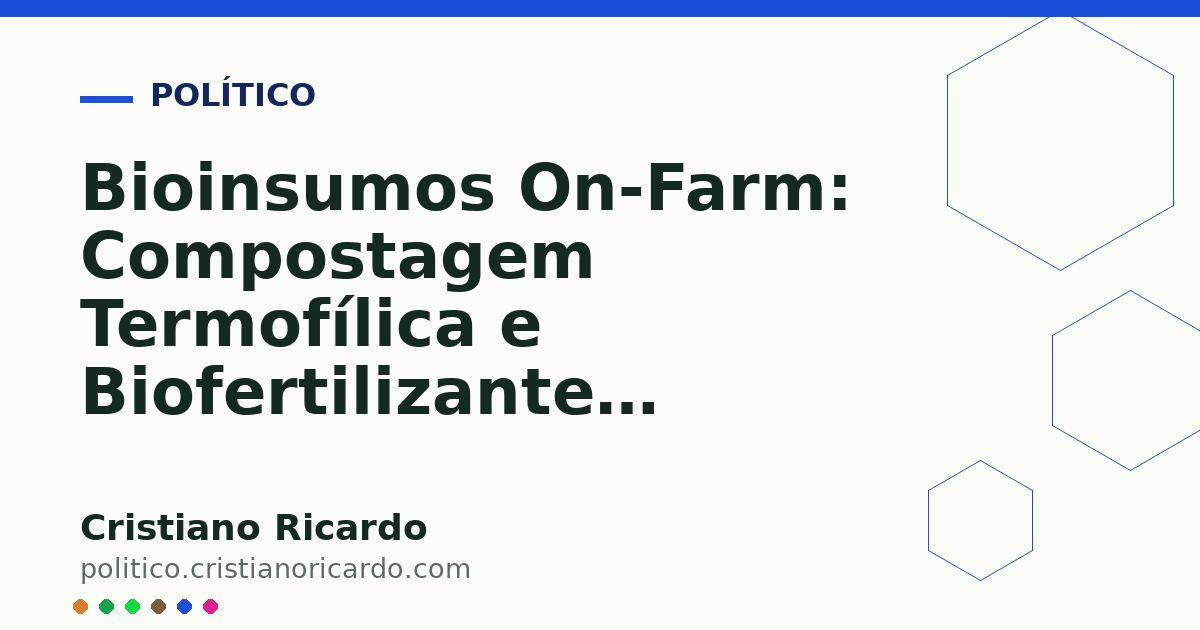 Card OG automático: Bioinsumos On-Farm: Compostagem Termofílica e Biofertilizantes Enriquecidos com Rochagem (Tratado de Agroecologia &amp; Agricultura Familiar 2018)