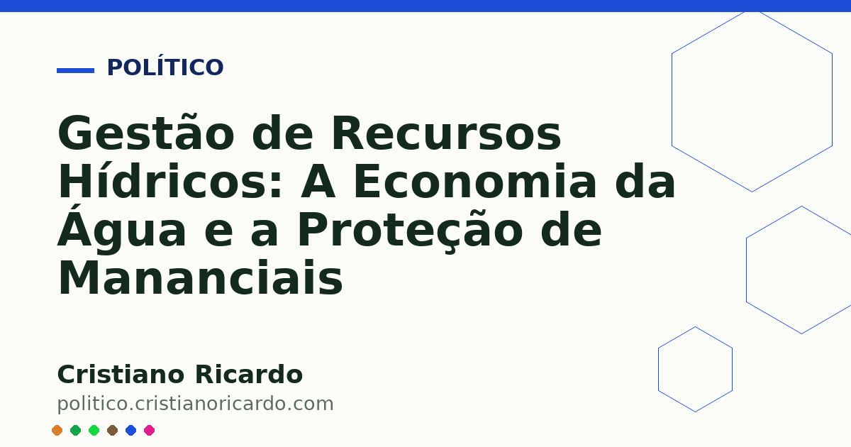 Card OG automático: Gestão de Recursos Hídricos: A Economia da Água e a Proteção de Mananciais