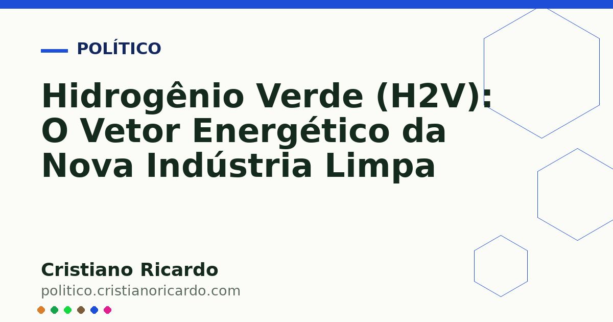 Card OG automático: Hidrogênio Verde (H2V): O Vetor Energético da Nova Indústria Limpa