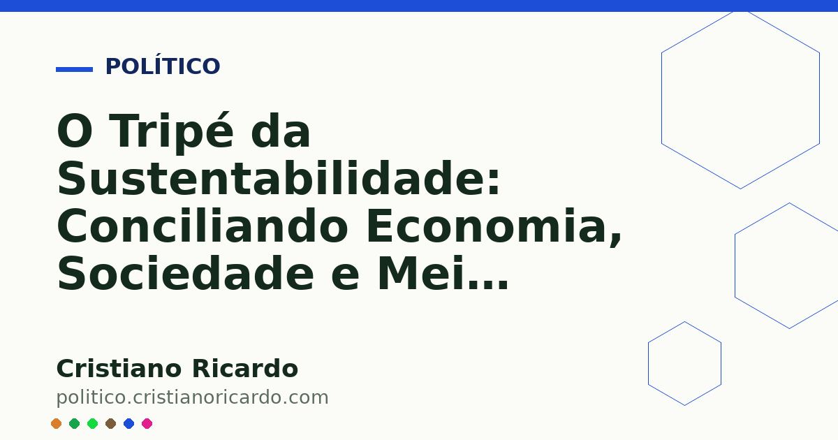 Card OG automático: O Tripé da Sustentabilidade: Conciliando Economia, Sociedade e Meio Ambiente