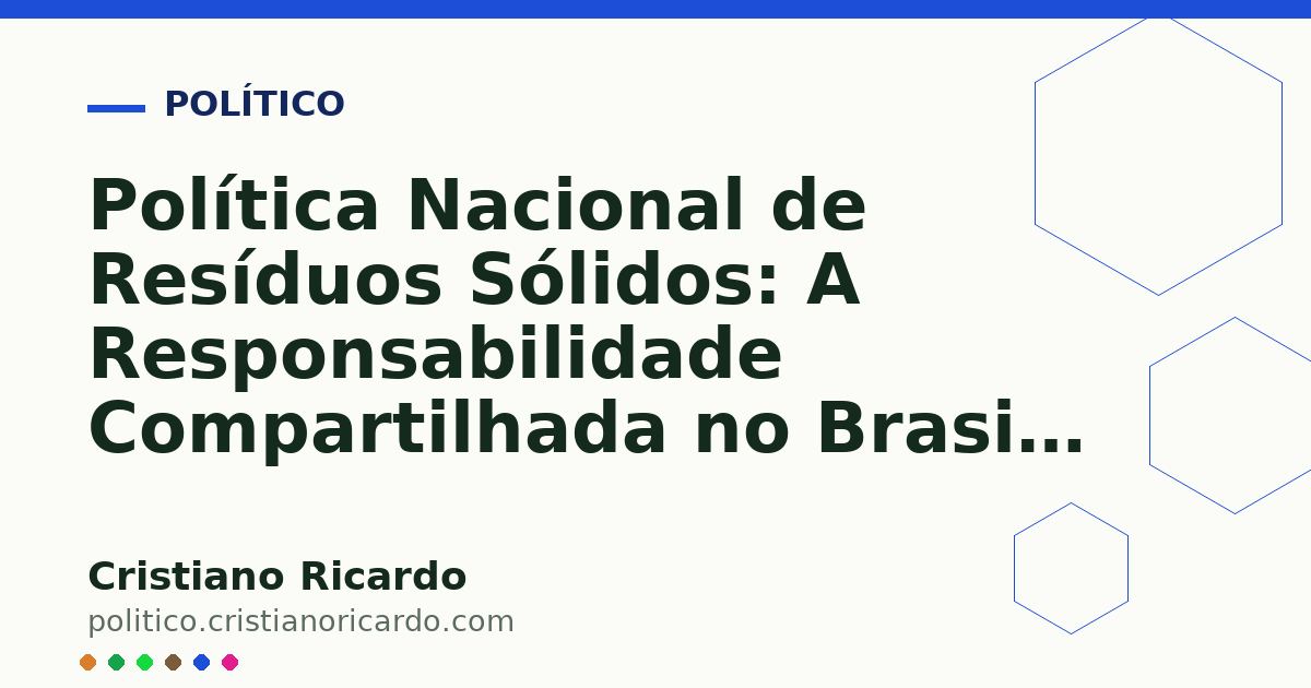 Card OG automático: Política Nacional de Resíduos Sólidos: A Responsabilidade Compartilhada no Brasil (Edição 2013)